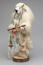 White Buffalo Manitou Carving by Kevin Gadomski