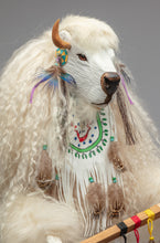 White Buffalo Manitou Carving by Kevin Gadomski