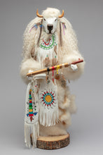 White Buffalo Manitou Carving by Kevin Gadomski