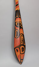 Tsimshian Style Paddle depicting Raven by Cathy Schick