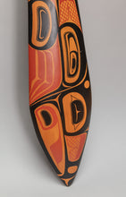 Tsimshian Style Paddle depicting Raven by Cathy Schick