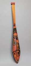 Tsimshian Style Paddle depicting Raven by Cathy Schick
