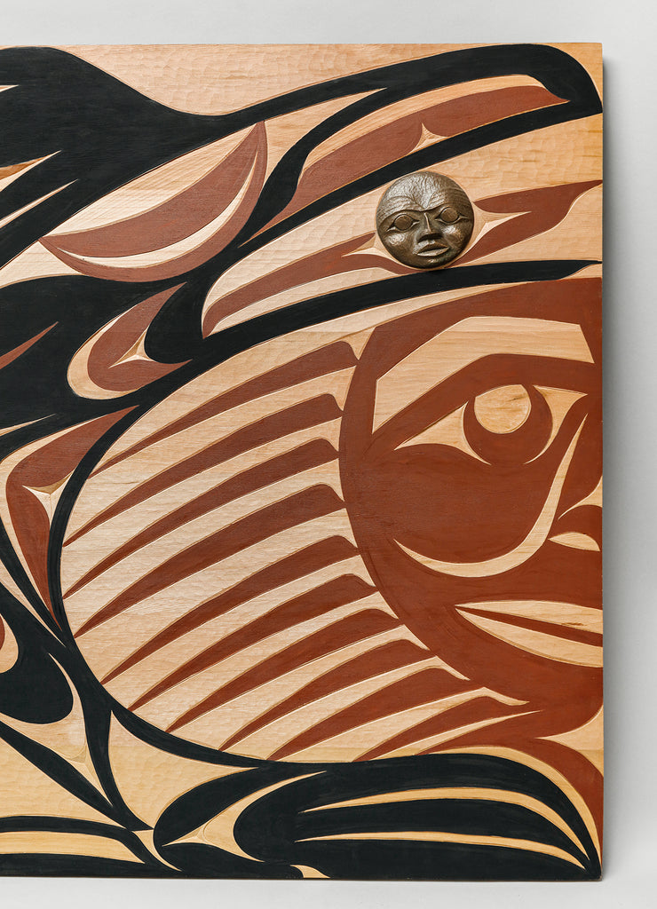 Panel Depicting Raven's Daylight by Andy Wilbur Peterson