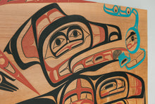 Panel depicting Raven and Sky People, David A. Boxley, Alaskan Tsimshian