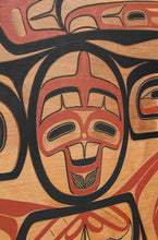 Panel depicting Raven and Sky People, David A. Boxley, Alaskan Tsimshian