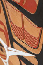 Panel depicting Raven and Sky People, David A. Boxley, Alaskan Tsimshian