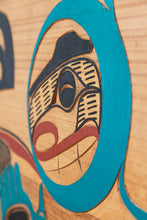 Panel depicting Raven and Sky People, David A. Boxley, Alaskan Tsimshian