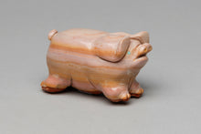 Mama Pig with Piglets Fetish Carving by Stanton Hannaweeke, Zuni