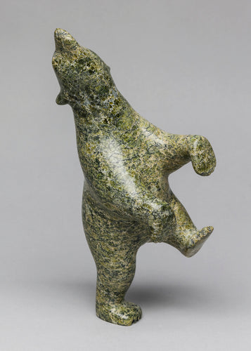 Dancing Bear Carving by Pudlalik Shaa, Inuit
