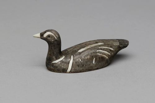 Duck Carving by Charles M. Kokuluk, Inupiaq