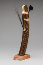 Shaman Transforming to Whale by Jerome Saclamana, Inupiaq