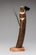 Shaman Transforming to Whale by Jerome Saclamana, Inupiaq