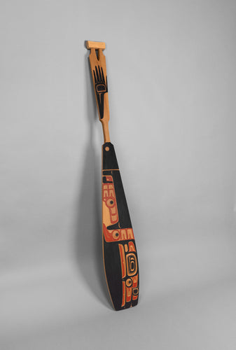“Control” Paddle by Victor Michael West, Tlingit and Cree