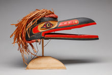 Hamatsa Raven Headdress Model by Thomas Isaac, Kwakwaka'wakw