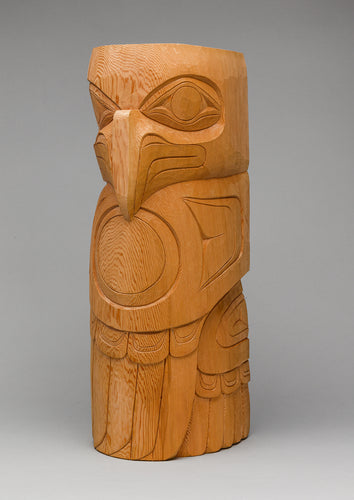 Eagle Totem by Howard LaFortune Jr., Coast Salish