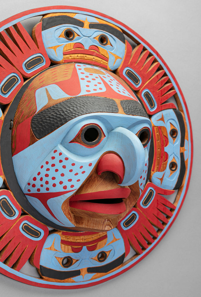 Nuxalk (Bella Coola) Sun Mask, c. 1990 by Lelooska (1933