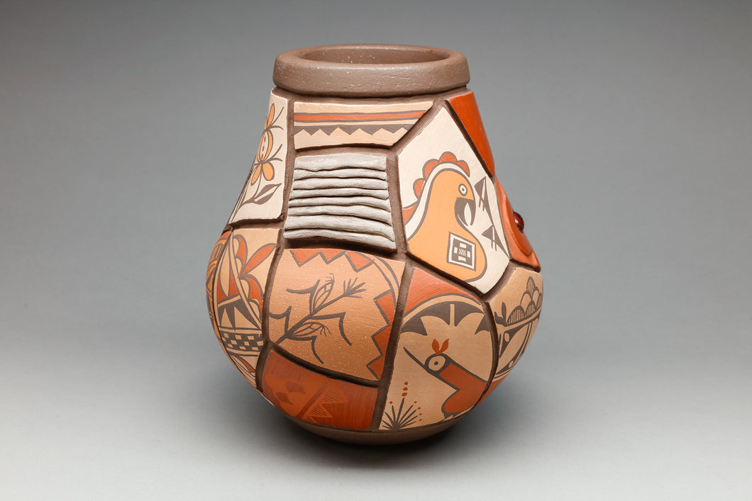Shard Pot by Daryl Candelaria, San Felipe Pueblo
