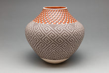 Pot with Geometric Designs by Frederica Antonio, Acoma Pueblo