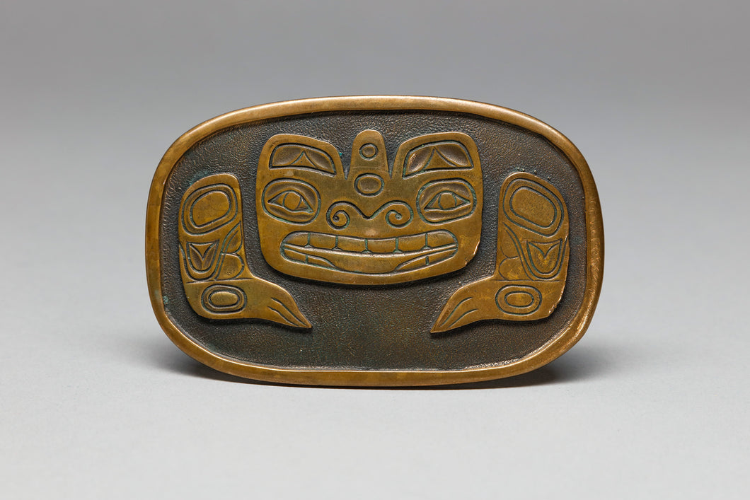Bear Belt Buckle by Ed Kasko, Tlingit