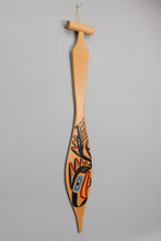 Dance Paddle Depicting Thunderbird by Spencer McCarty, Makah