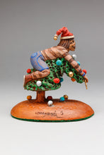 Miniature Koshare Decorating Christmas Tree by Alfred Lomahquahu, Hopi