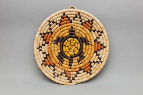 Basketry Tray with Turtle, Hopi Pueblo