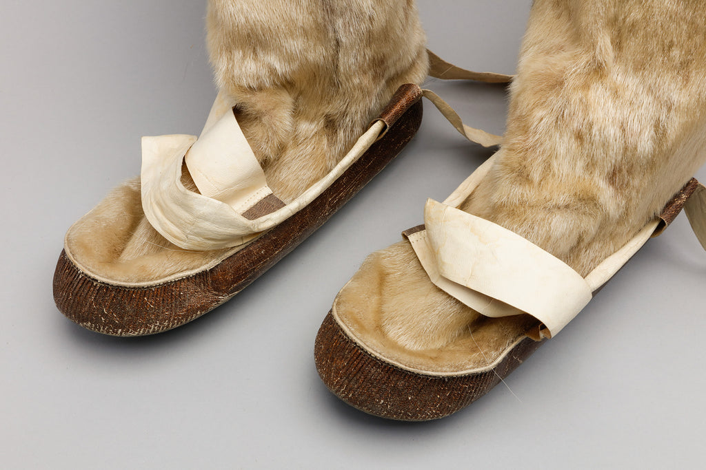 Handmade Traditional Mukluks by Barbara Kokuluk, Inupiaq