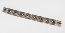 14K and Sterling Silver Link Bracelet by Pat Bedoni, Navajo