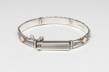 Delicate 14K and Sterling Silver Link Bracelet by Pat Bedoni, Navajo