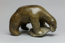 Bear Eating Seal, 1977 by George Pitsiulak (b. 1929)
