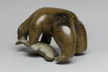 Bear Eating Seal, 1977 by George Pitsiulak (b. 1929)