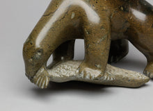 Bear Eating Seal, 1977 by George Pitsiulak (b. 1929)