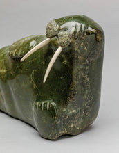 Large Walrus Sunning, c. 1980 by Goteleak Judea (b. 1940)
