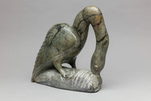 Bird Feeding on Tundra, c. 1980 by Daniel Inukpuk (b. 1942)