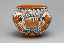 Pottery Bowl with Parrot Design by Roberta Trujillo, Acoma Pueblo