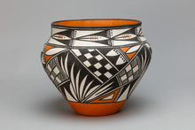 Pottery Bowl with Geometric Design by Loretta Joe, Acoma Pueblo