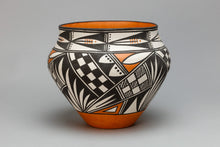 Pottery Bowl with Geometric Design by Loretta Joe, Acoma Pueblo