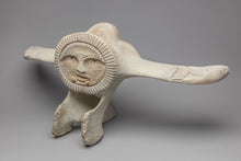 Large Vertebrae Dancer with Spirit Shaman Transformation by Edwin Weyiouanna, Inupiaq