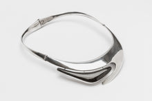 Modernist Silver and Onyx Necklace c. 1960 by Sigi Piñeda, Mexico