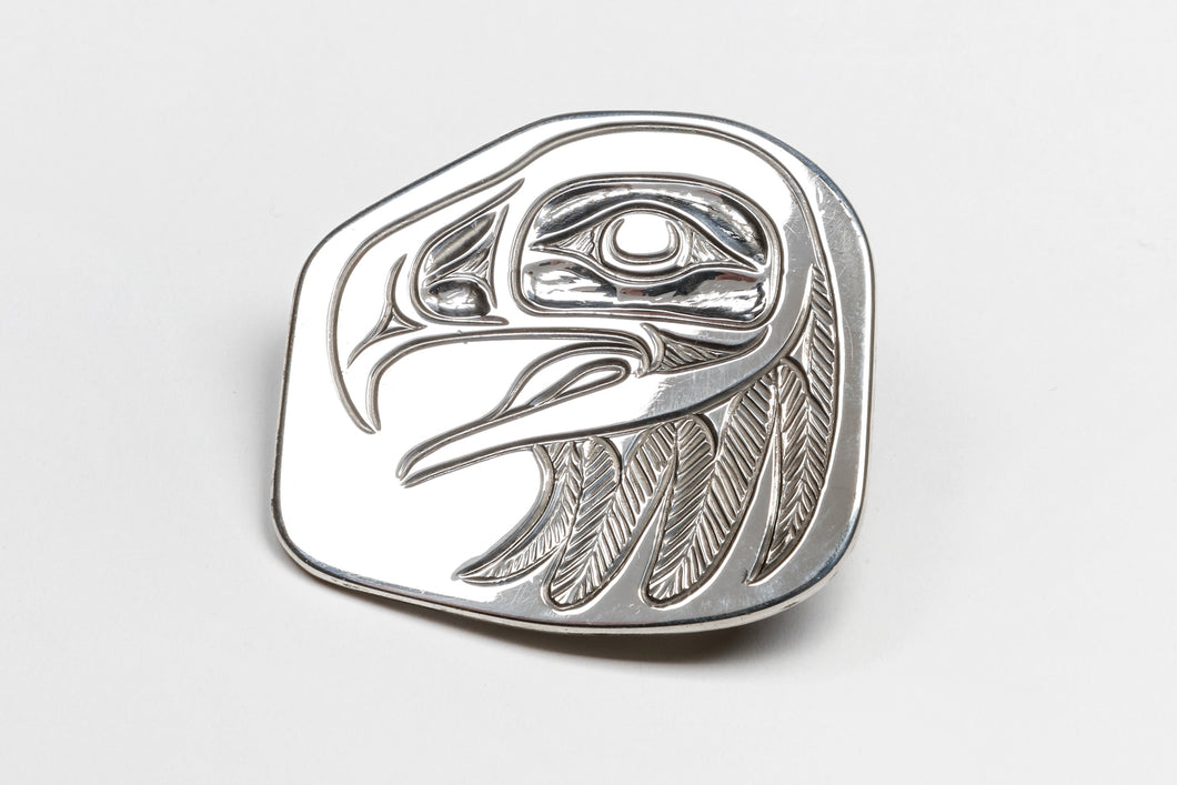 Belt Buckle depicting Eagle by Bill Helin, Tsimshian