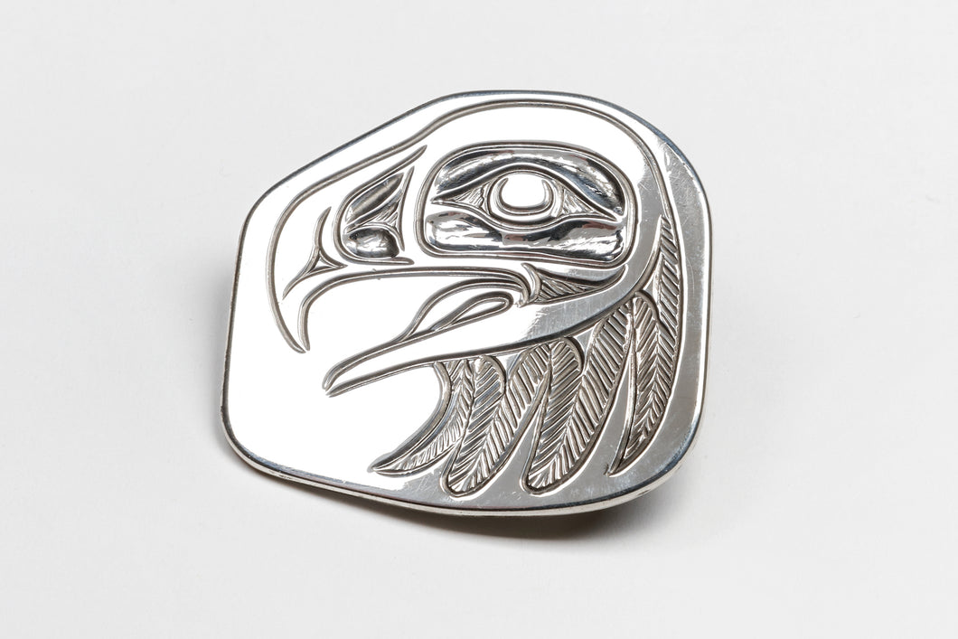 Northwest Coast Eagle Belt Buckle by Bill Helin, Tsimshian