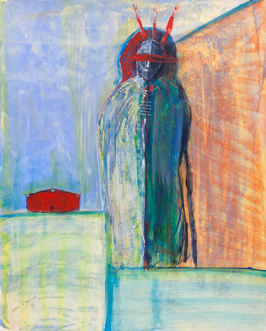 Above The Red House, 2017, Greg A. Robinson