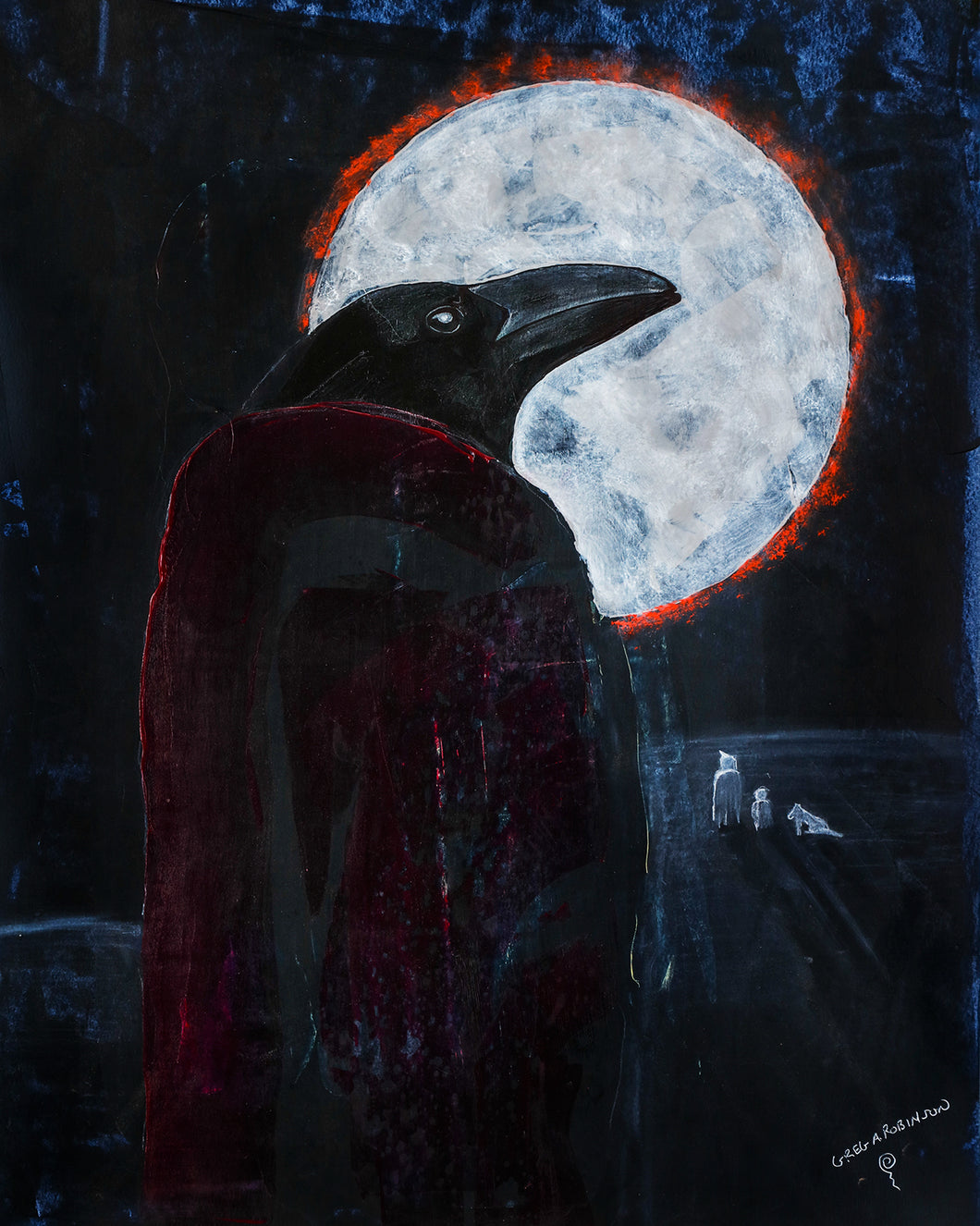 Auntie's Favorite Moon, 2022 by Greg A. Robinson, Chinook Nation