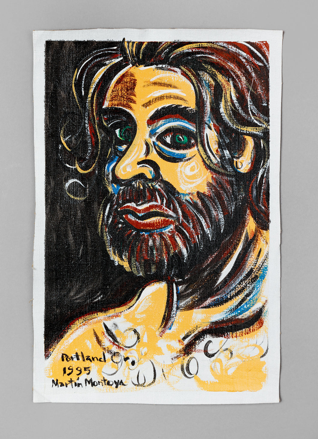 Self Portrait in Portland, 1995 by Martin Montoya