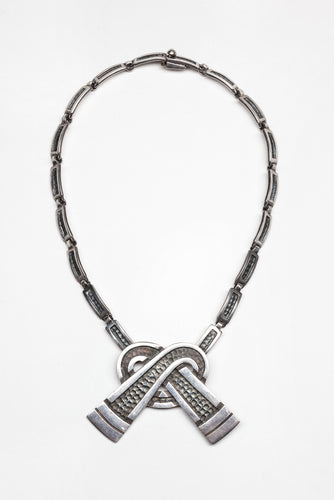 Knot Design Necklace / Brooch, c. 1950 by Margot de Taxco