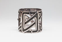 Hinged Cuff Bracelet, c. 1950 by Margot de Taxco, Mexico