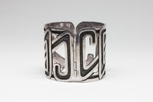 Hinged Cuff Bracelet, c. 1950 by Margot de Taxco, Mexico