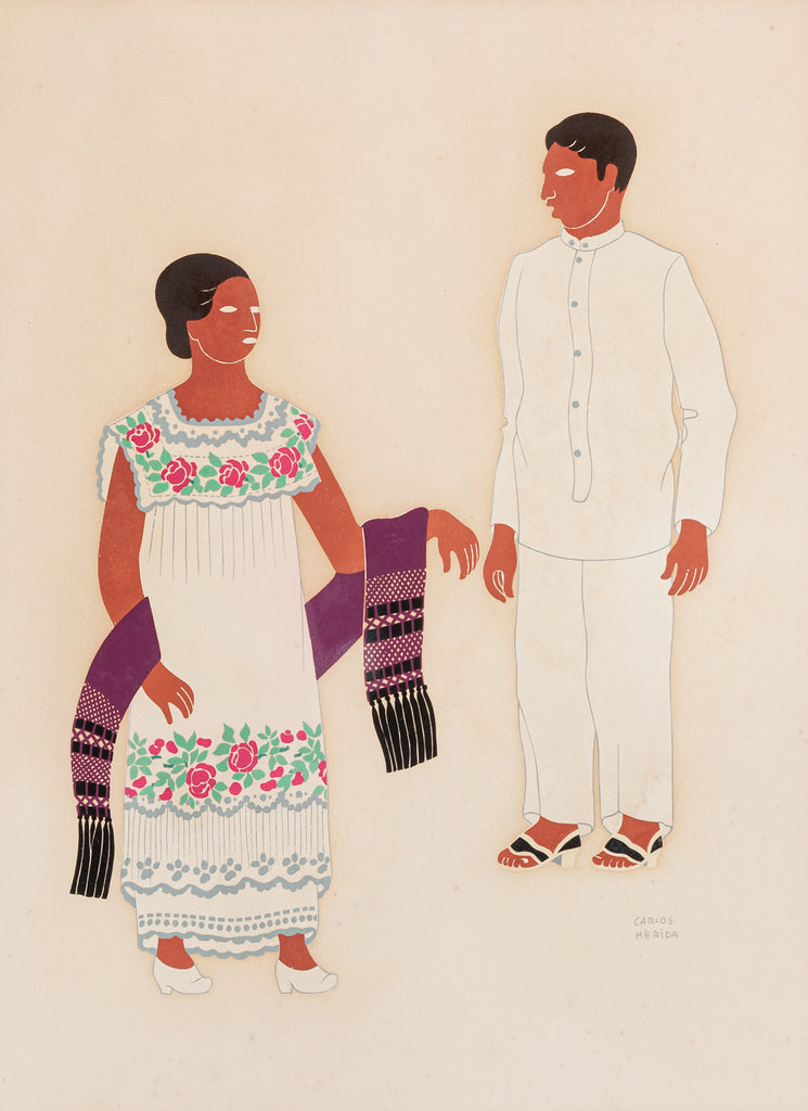 Mestizos of the State of Yucatan, 1941 by Carlos Merida (1895-1984