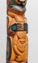 Model Totem Pole, 1979 by Harry Schooner, Bella Coola First Nation