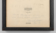 Hand Signed Title Page from the Portfolio "20 Dibujos de Jose Clemente Orozco."